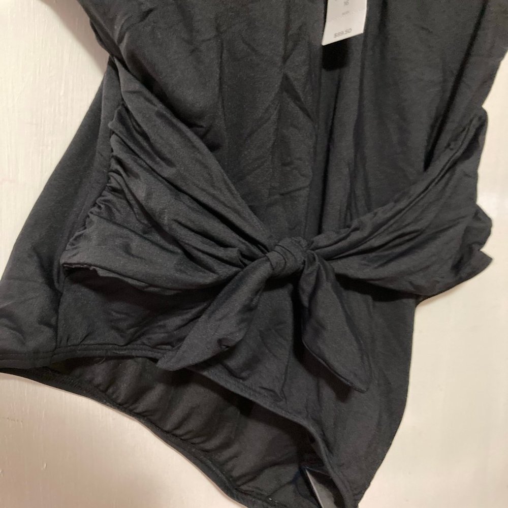 NWT LOFT Plus LOFT Beach Tie Waist One Piece - Picture 2 of 8